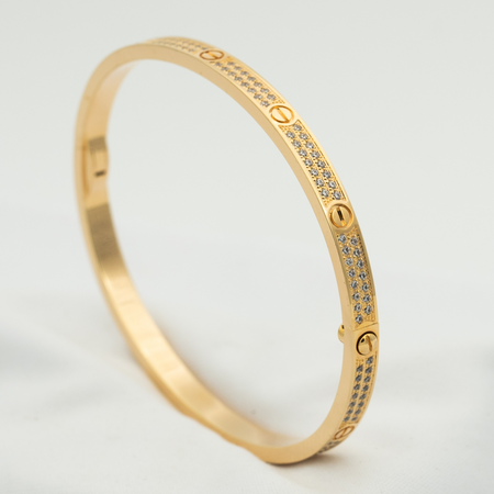 [🌹Rose💎]LOVE BRACELET 3.65MM DIAMOND-PAVED
