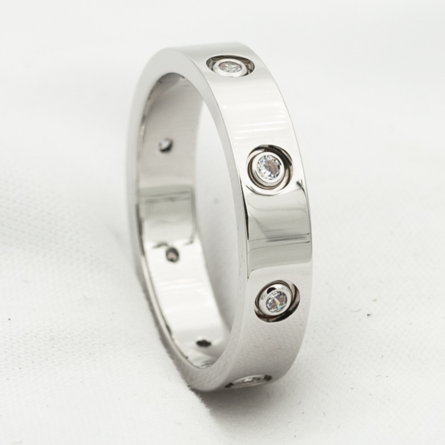 [Rose Jewelrys]LOVE RING 3.6MM 8 DIAMONDS