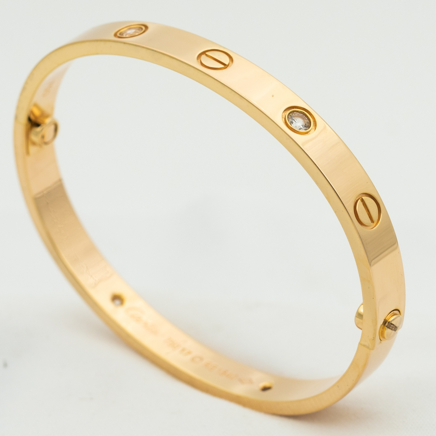 []LOVE BRACELET 6.1MM 4 DIAMONDS