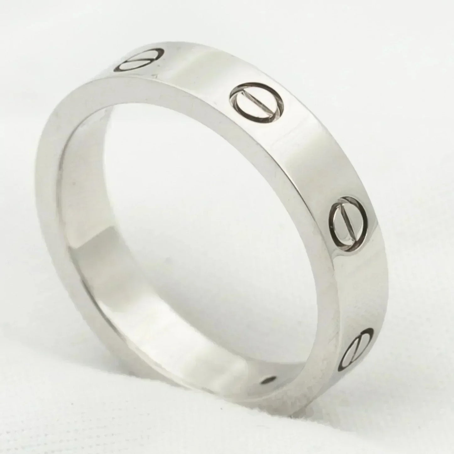 [Rose Jewelrys]LOVE RING 4MM 1 DIAMOND SILVER