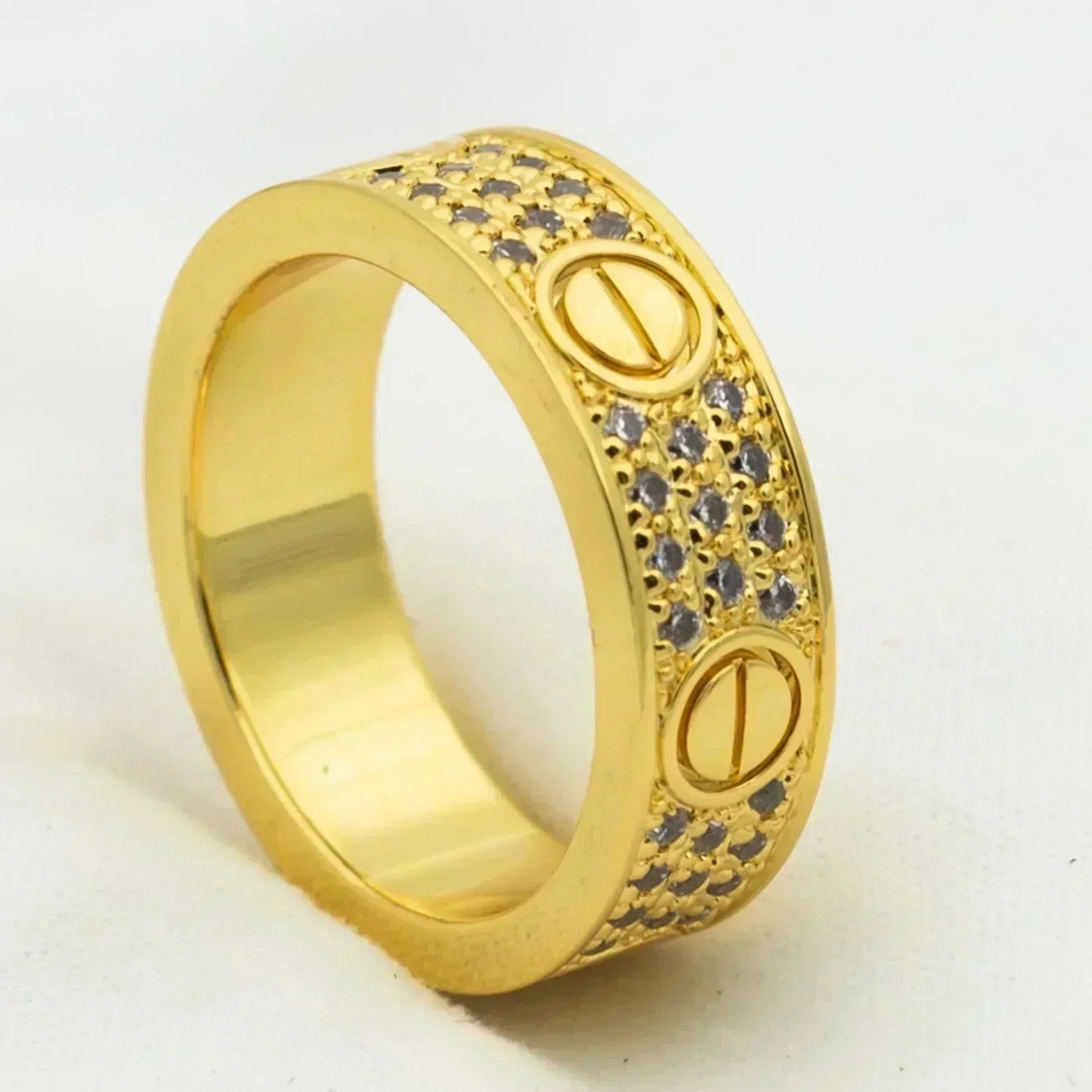 [Rose Jewelrys]LOVE RING 5.5MM DIAMONDS PAVED