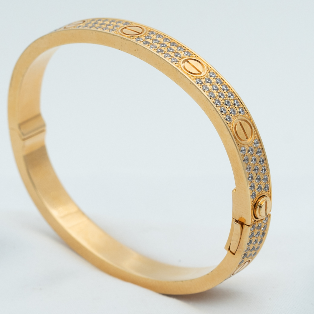 [🌹Rose💎]LOVE BRACELET 6.1MM DIAMOND-PAVED