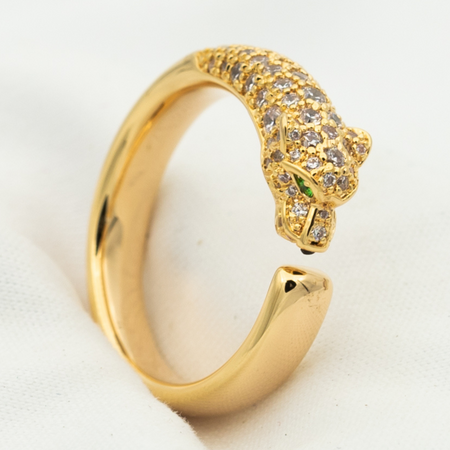 [🌹Rose💎]PANTHERE RING DIAMOND 7.3MM