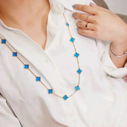 [Rose Jewelrys]CLOVER 20 MOTIFS TURQUOISE GOLD