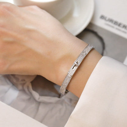 []KELLY BRACELET DIAMOND PAVED