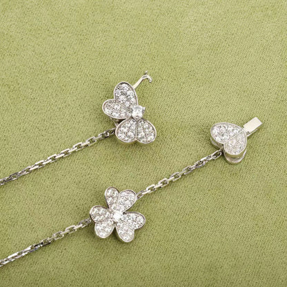 [Rose Jewelrys]FRIVOLE SILVER 9 FLOWERS NECKLACE