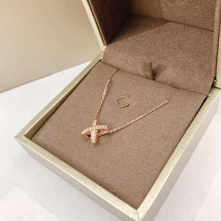 [🌹Rose💎]JEUX DE DIAMOND NECKLACE