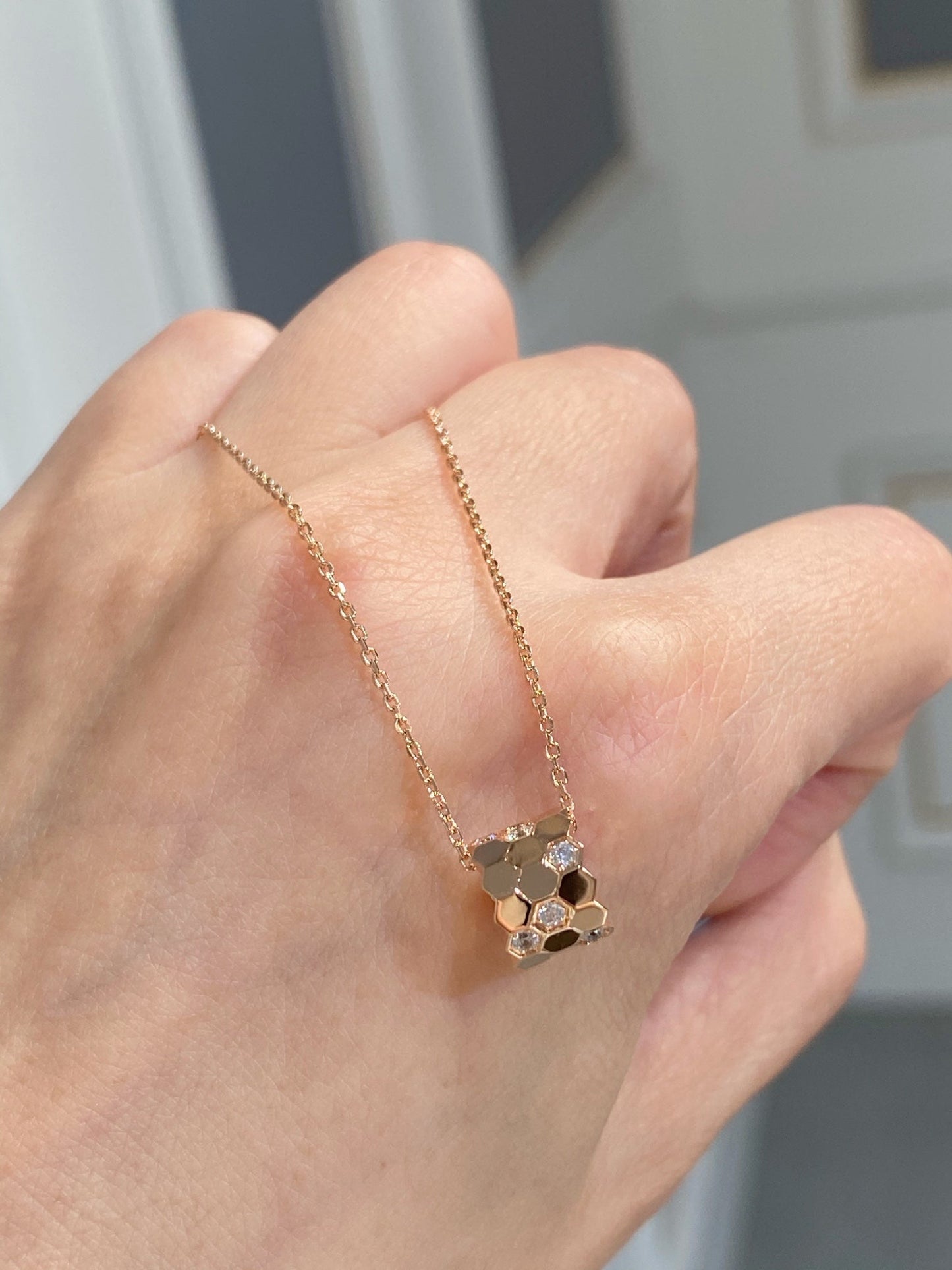 [Rose Jewelrys]BEE LOVE DIAMOND NECKLACE