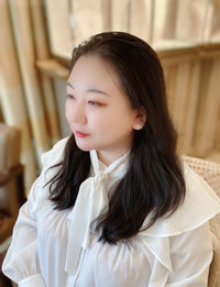 [🌹Rose💎]STAR BLOSSOM STUD EARRINGS PINK GOLD DIAMONDS