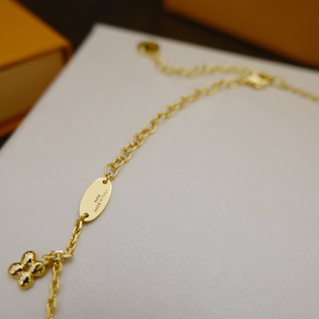 [Rose Jewelrys]BLOOMING SUPPLE NECKLACE BRASS