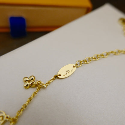 [Rose Jewelrys]BLOOMING SUPPLE NECKLACE BRASS