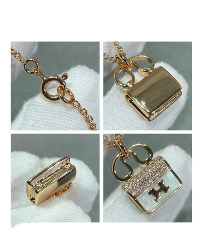 [Rose Jewelrys]H CIRCE MOISSANITE PENDANT NECKLACE GOLD