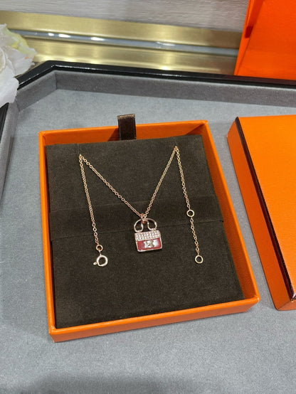 [Rose Jewelrys]H CIRCE MOISSANITE PENDANT NECKLACE GOLD