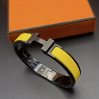 [🌹Rose💎]CLIC HM SO BLACK YELLOW BRACELET