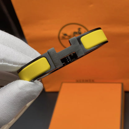 []CLIC HM SO BLACK YELLOW BRACELET