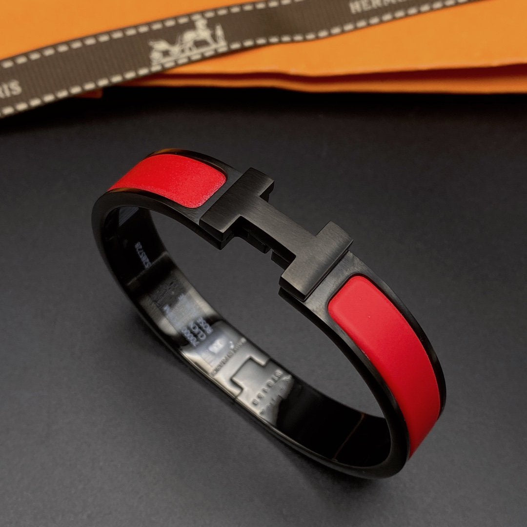 [Rose Jewelrys]CLIC HM SO BLACK RED BRACELET