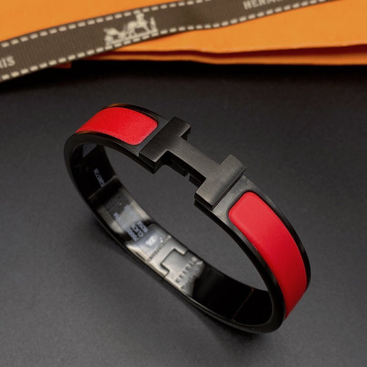 [Rose Jewelrys]CLIC HM SO BLACK RED BRACELET
