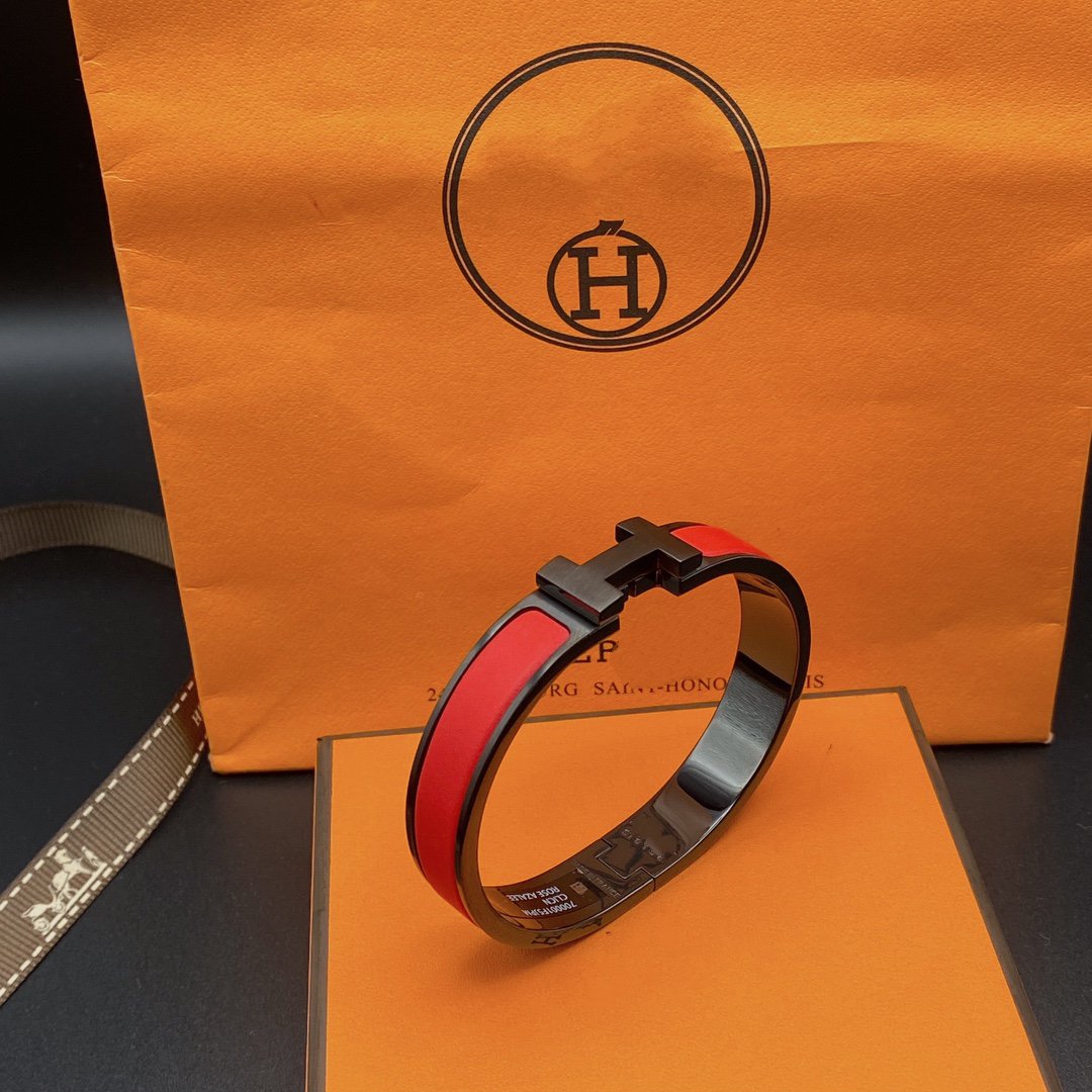 [Rose Jewelrys]CLIC HM SO BLACK RED BRACELET