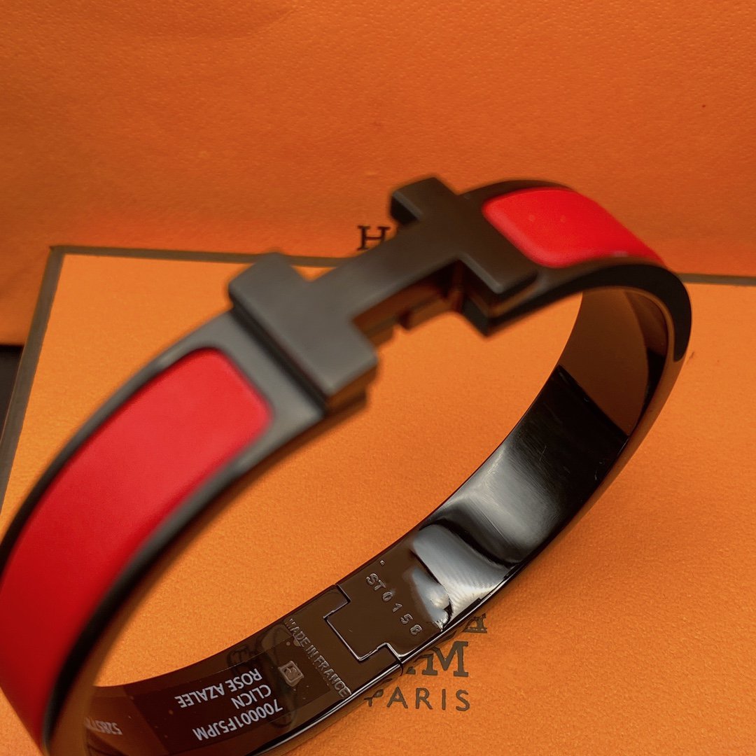 [Rose Jewelrys]CLIC HM SO BLACK RED BRACELET