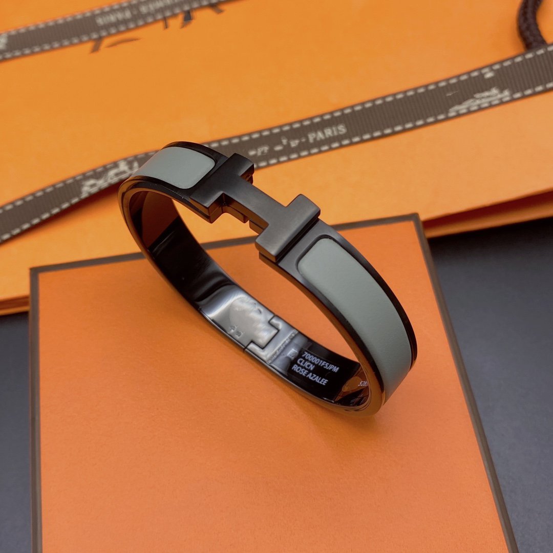[Rose Jewelrys]CLIC HM SO BLACK GREY BRACELET