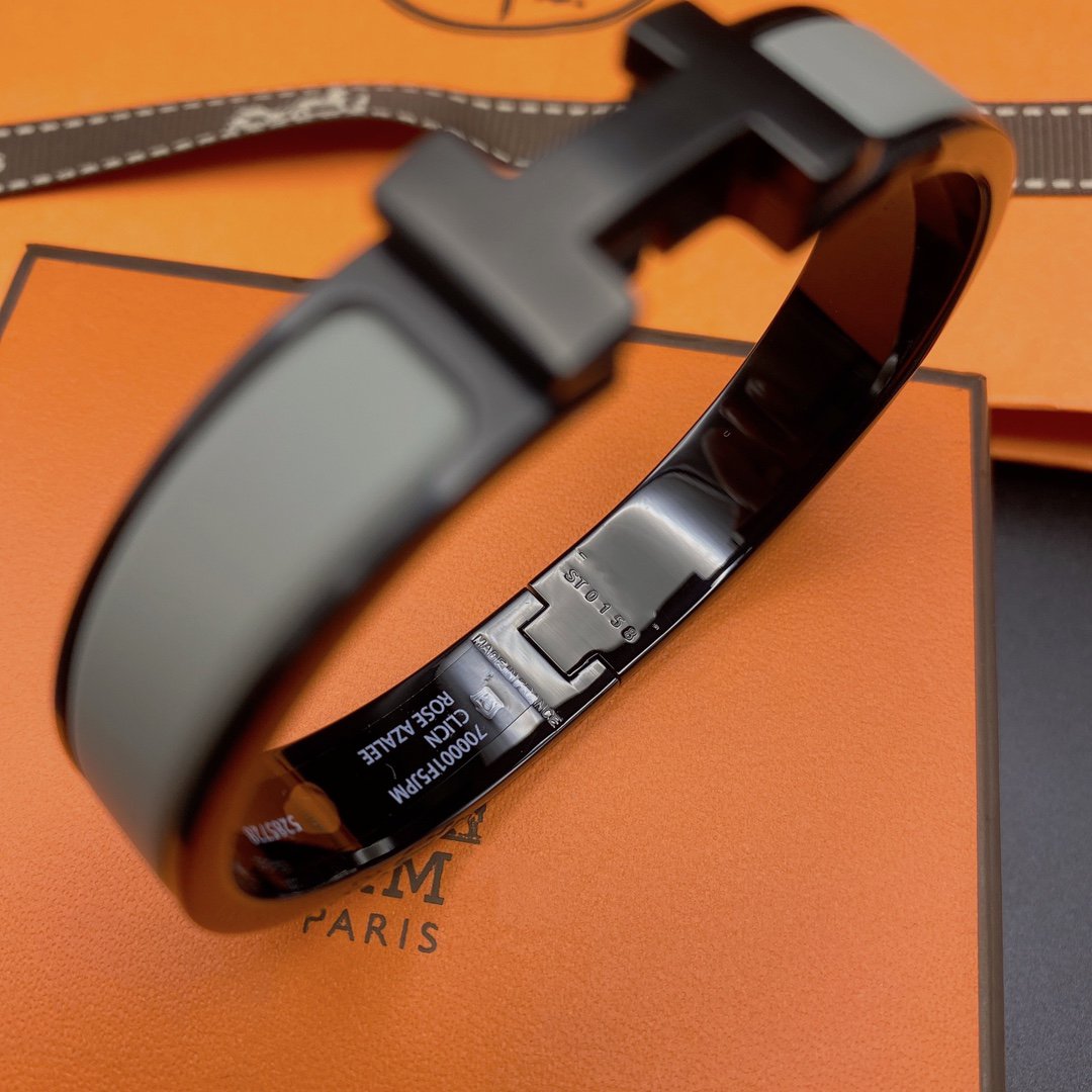 [Rose Jewelrys]CLIC HM SO BLACK GREY BRACELET
