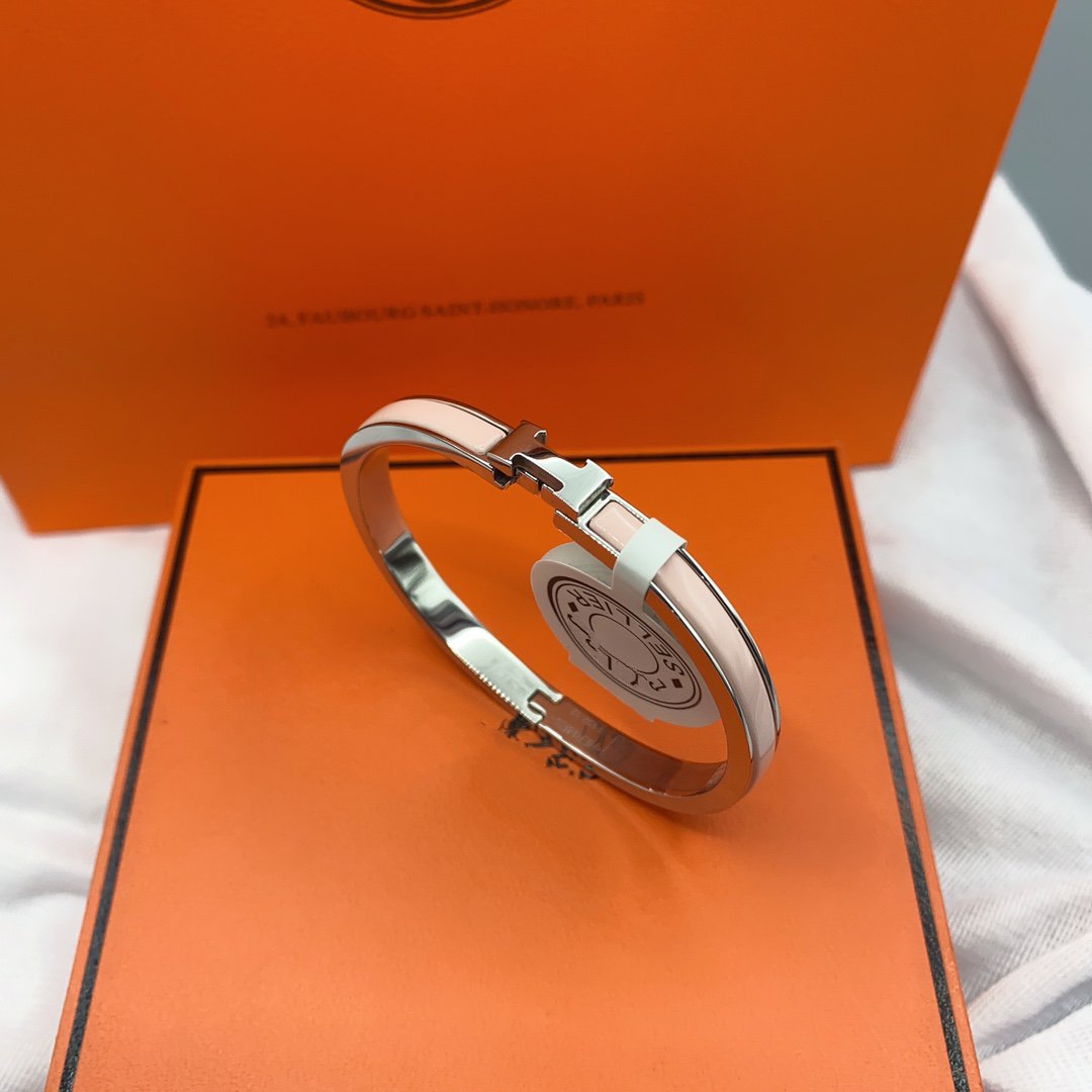 [Rose Jewelrys]CLASSIC HM CLIC  PINK 8MM ENAMEL BRACELET