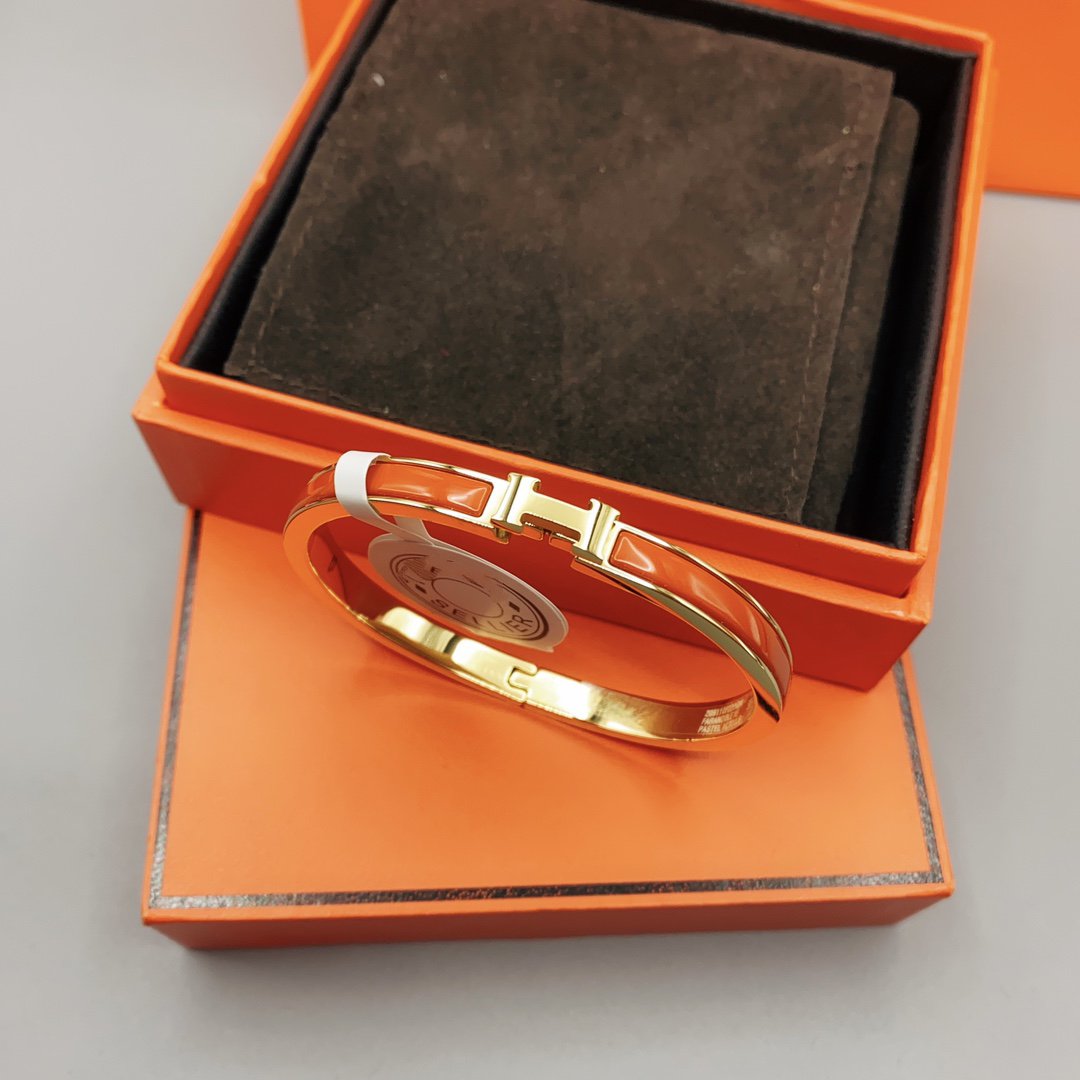[Rose Jewelrys]CLASSIC HM CLIC RED 8MM ENAMEL BRACELET