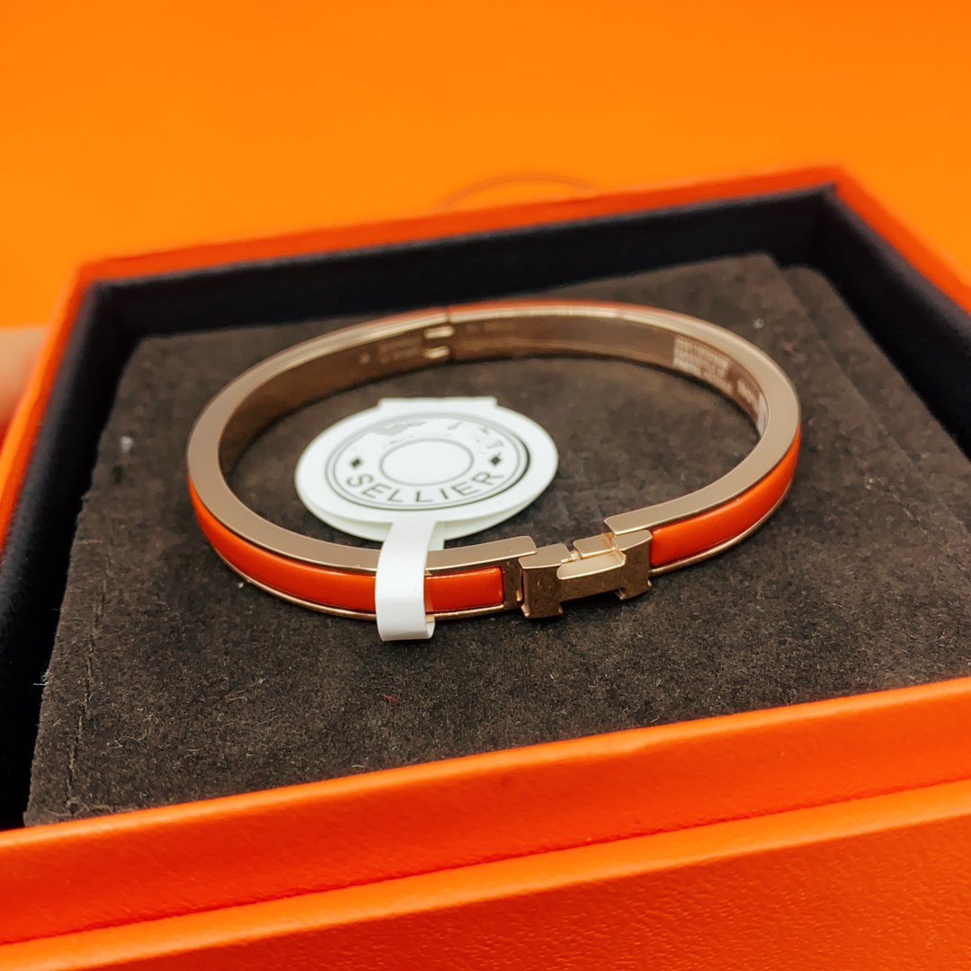 [Rose Jewelrys]CLASSIC HM CLIC RED 8MM ENAMEL BRACELET