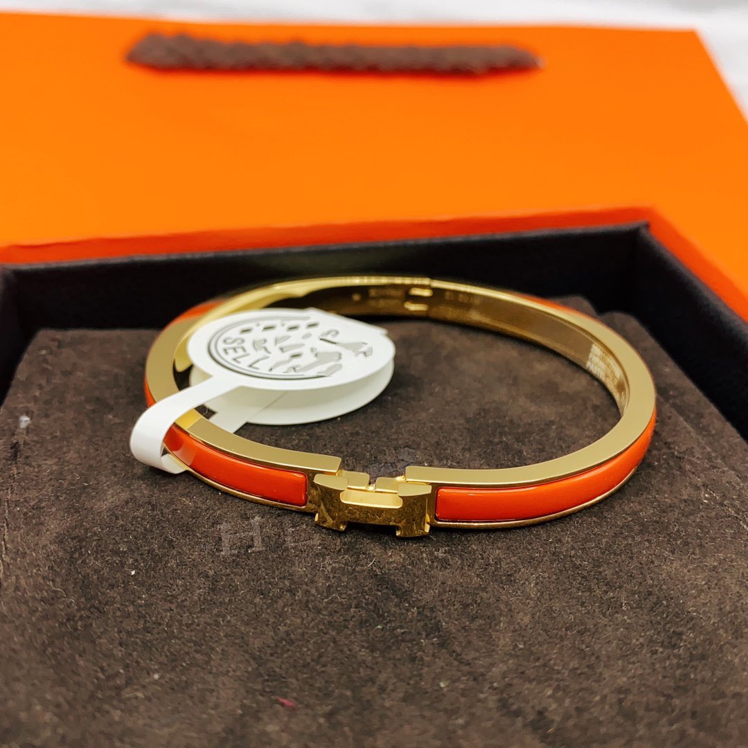 [Rose Jewelrys]CLASSIC HM CLIC RED 8MM ENAMEL BRACELET