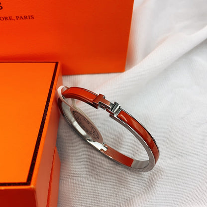 [Rose Jewelrys]CLASSIC HM CLIC RED 8MM ENAMEL BRACELET