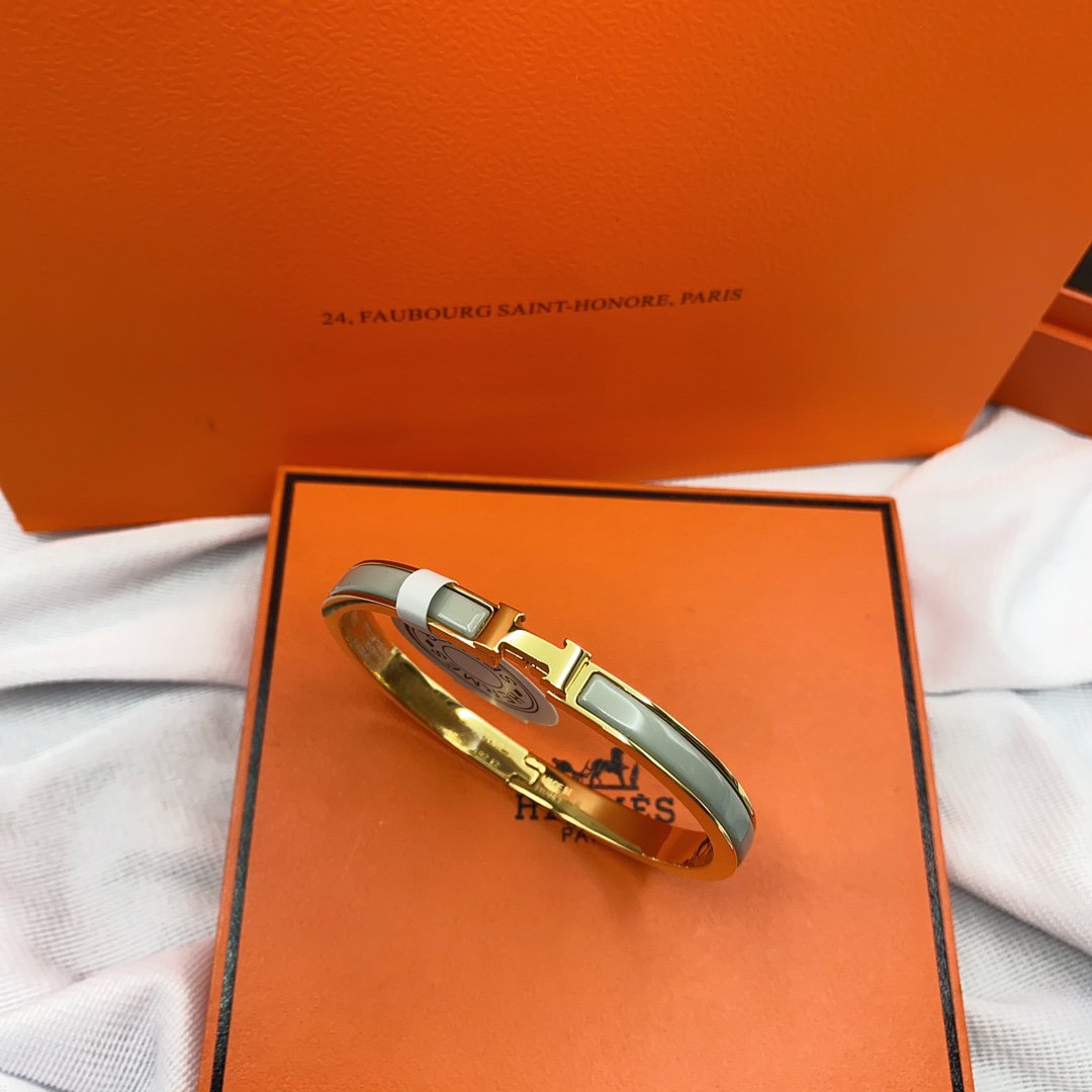 [Rose Jewelrys]CLASSIC HM CLIC GREEN 8MM ENAMEL BRACELET