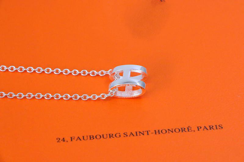 [Rose Jewelrys]HM NECKLACE H LETTER OVAL SERIES
