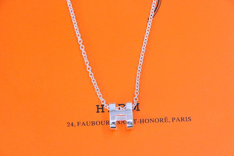 [Rose Jewelrys]HM NECKLACE H LETTER OVAL SERIES