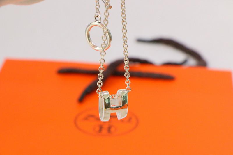 [Rose Jewelrys]HM NECKLACE H LETTER OVAL SERIES