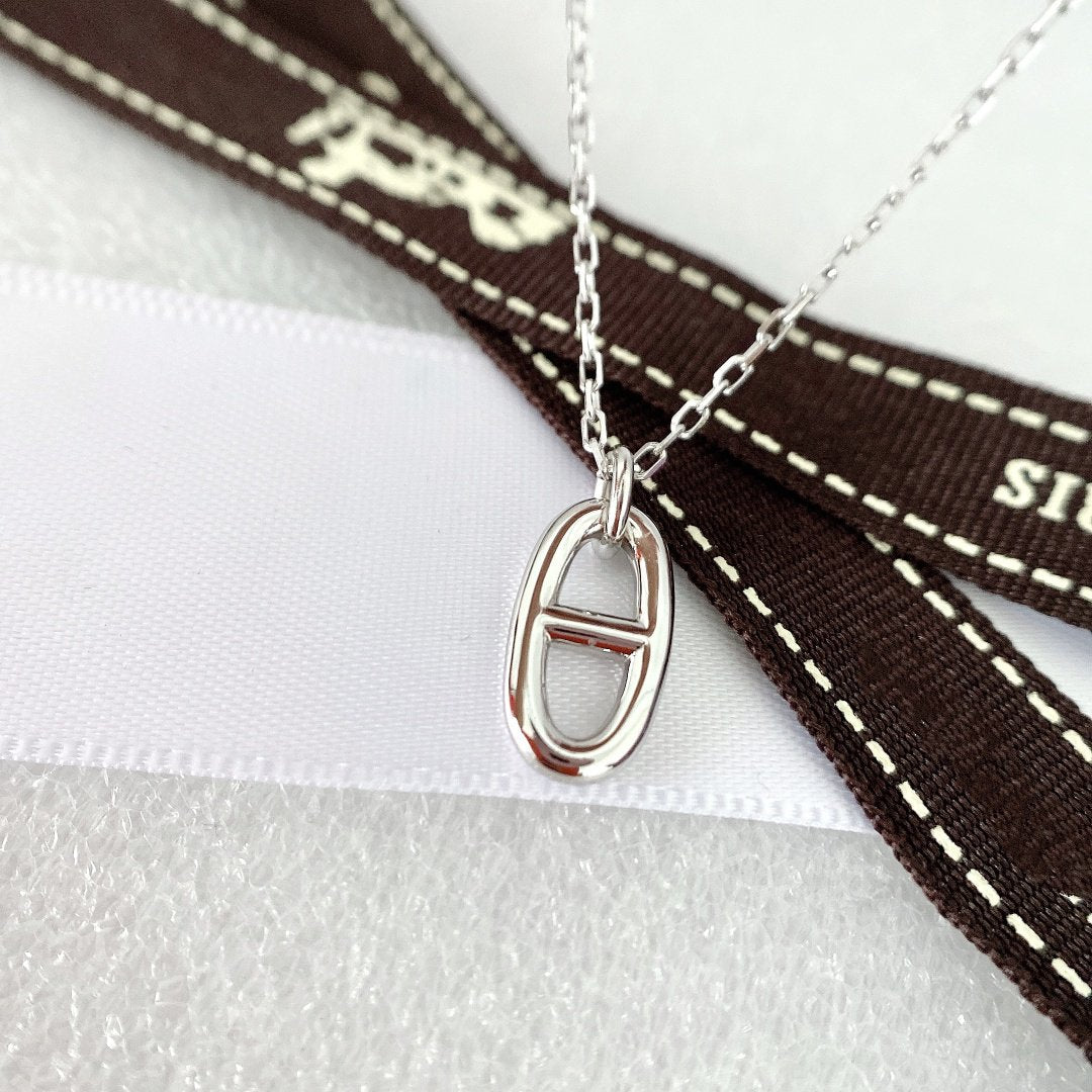 [Rose Jewelrys]HM PIG NOSE NECKLACE