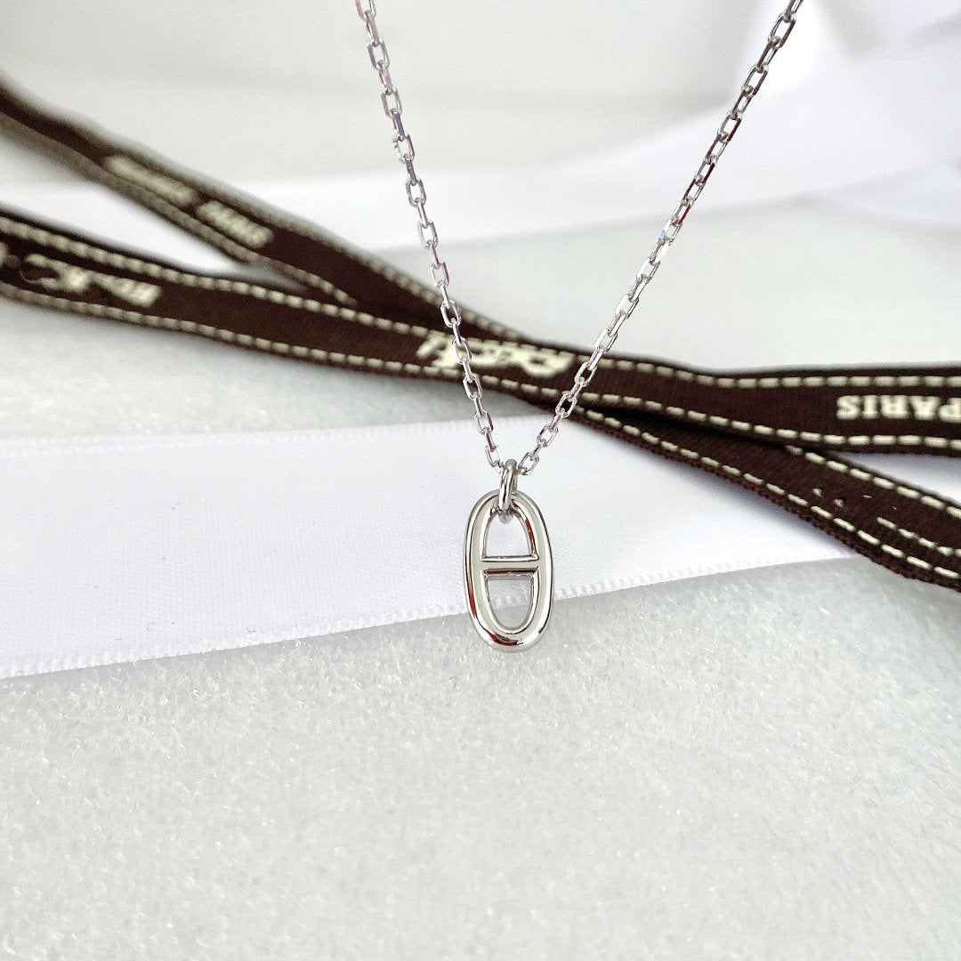 [Rose Jewelrys]HM PIG NOSE NECKLACE