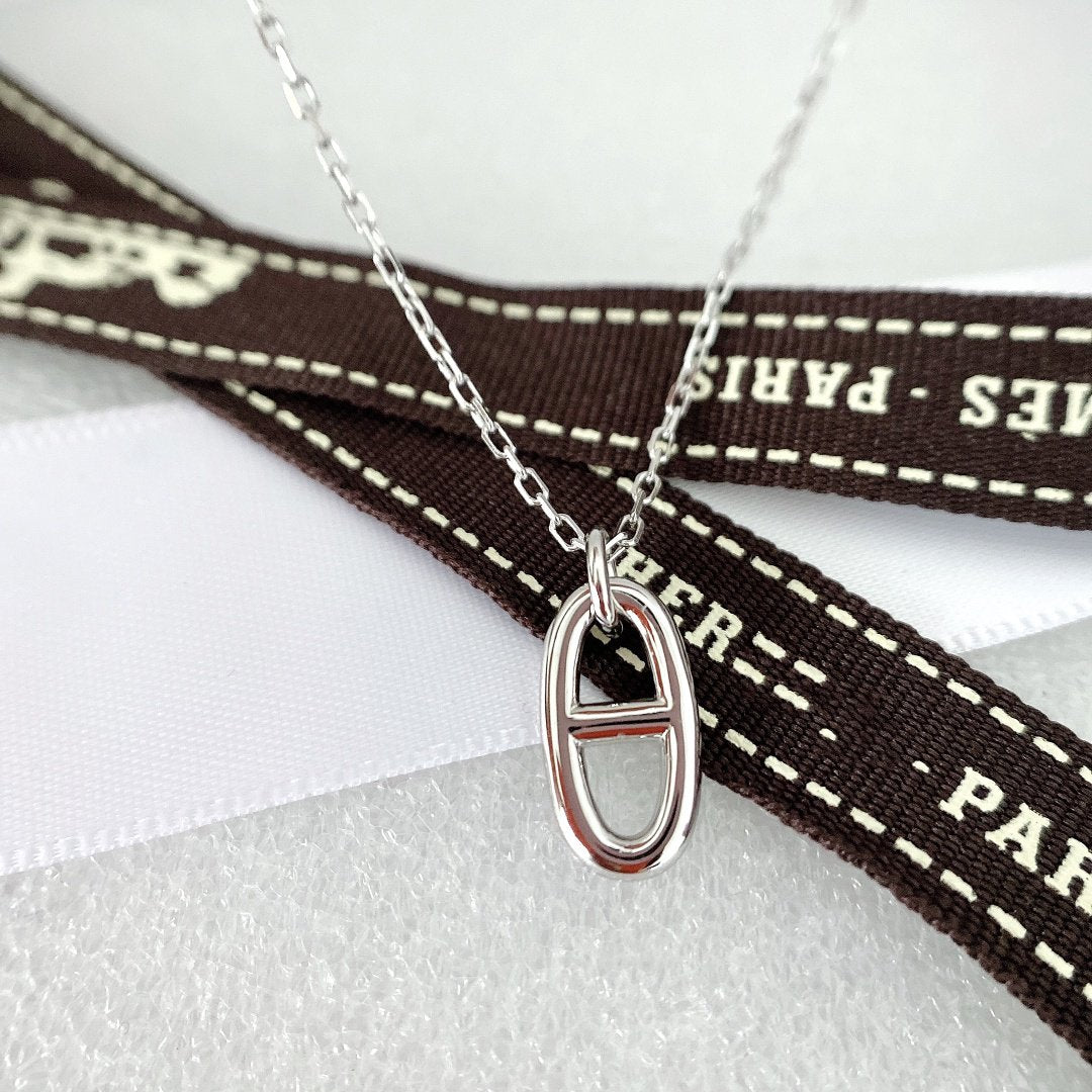 [Rose Jewelrys]HM PIG NOSE NECKLACE