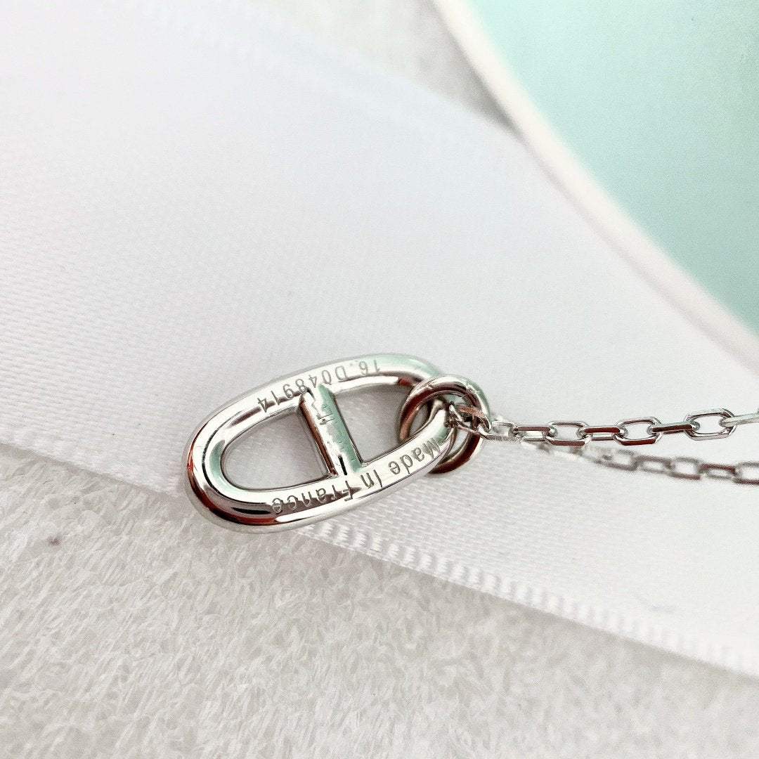 [Rose Jewelrys]HM PIG NOSE NECKLACE