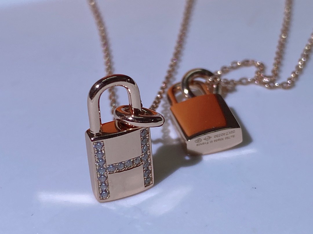[Rose Jewelrys]HM ADVANCED NICHE LOCK HEAD NECKLACE DIAMONDS