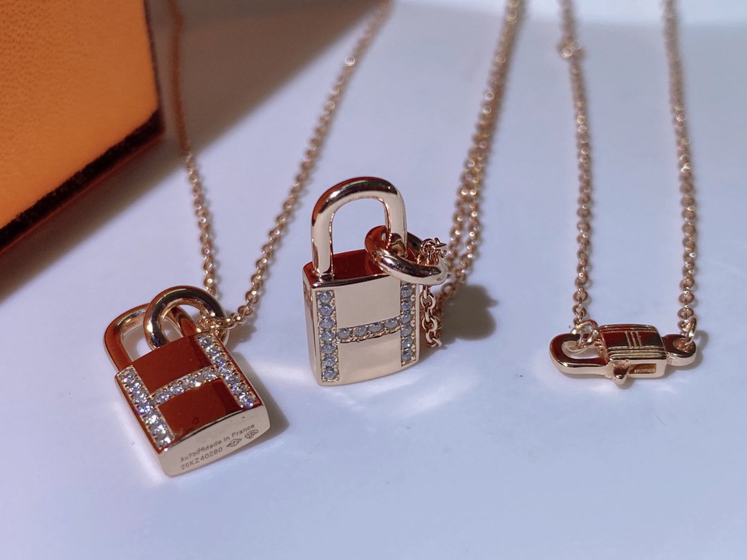 [Rose Jewelrys]HM ADVANCED NICHE LOCK HEAD NECKLACE DIAMONDS