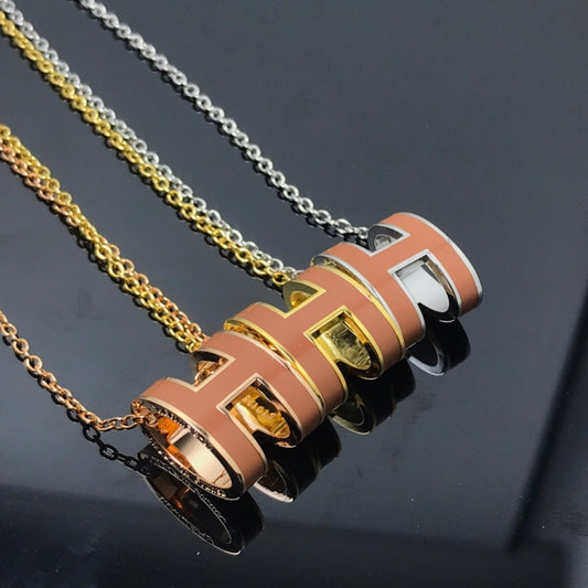 [Rose Jewelrys]H NECKLACE BROWN