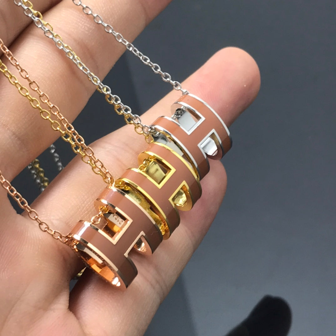 [Rose Jewelrys]H NECKLACE BROWN