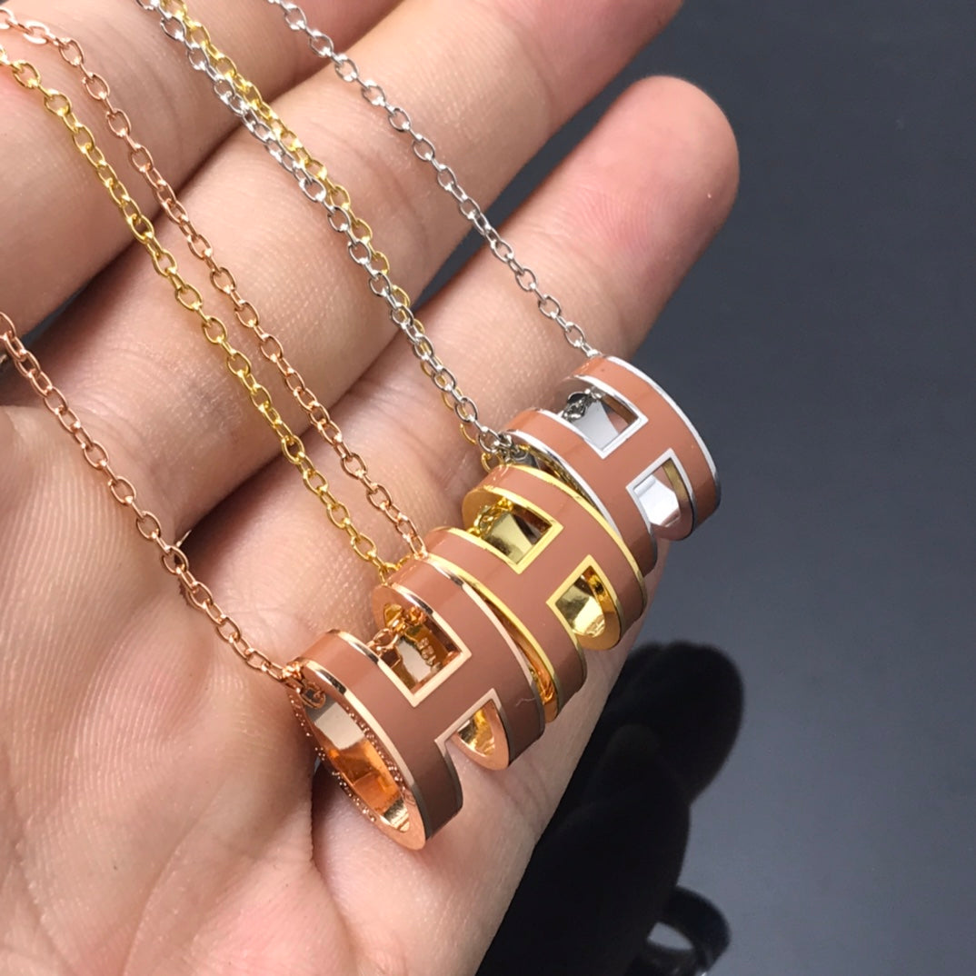 [Rose Jewelrys]H NECKLACE BROWN