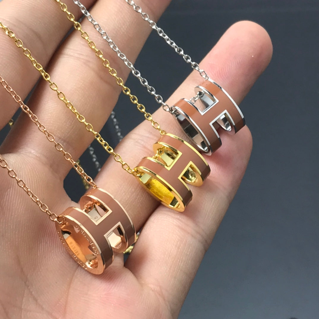 [Rose Jewelrys]H NECKLACE BROWN