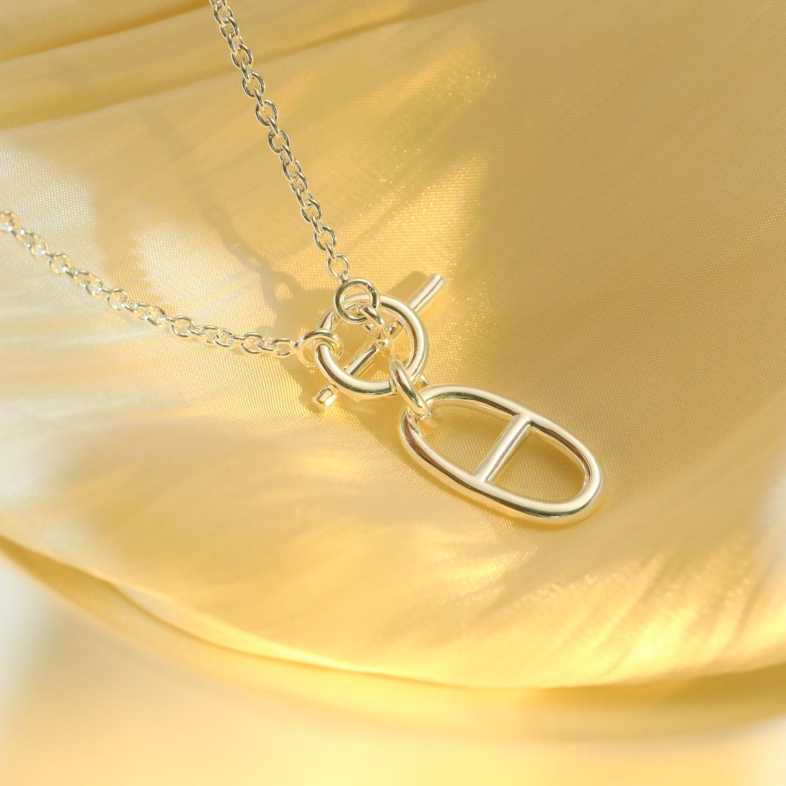 [Rose Jewelrys]HM CHAINE D'ANCRE PENDANT NECKLACE STERLING SILVER