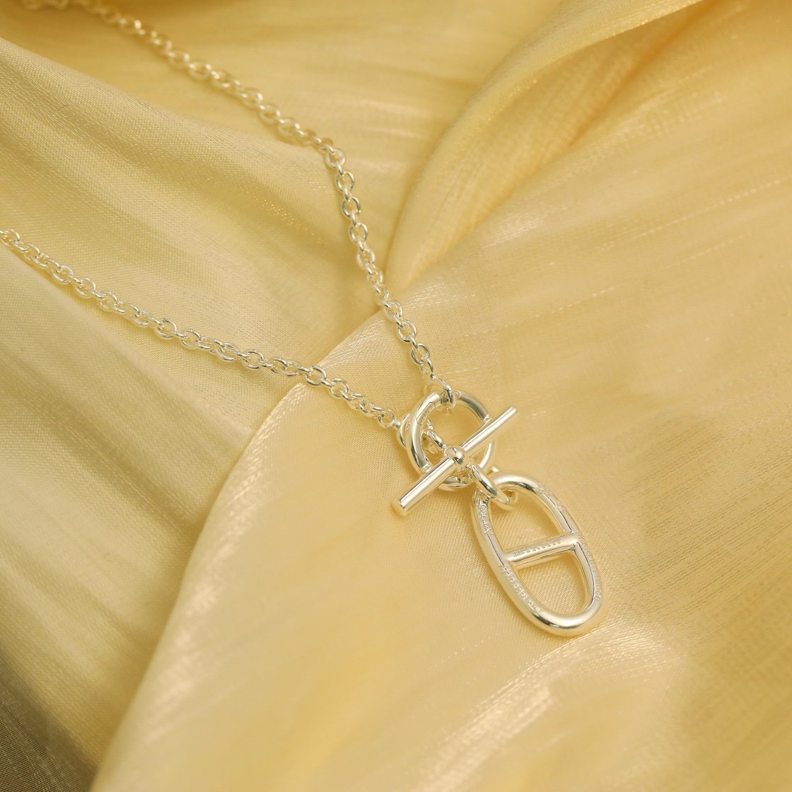 [Rose Jewelrys]HM CHAINE D'ANCRE PENDANT NECKLACE STERLING SILVER