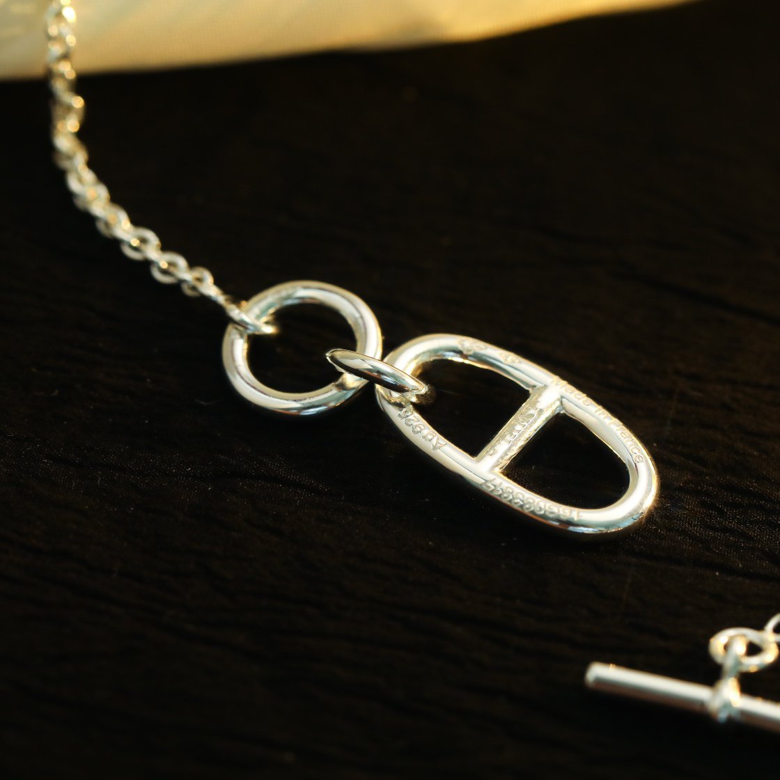 [Rose Jewelrys]HM CHAINE D'ANCRE PENDANT NECKLACE STERLING SILVER