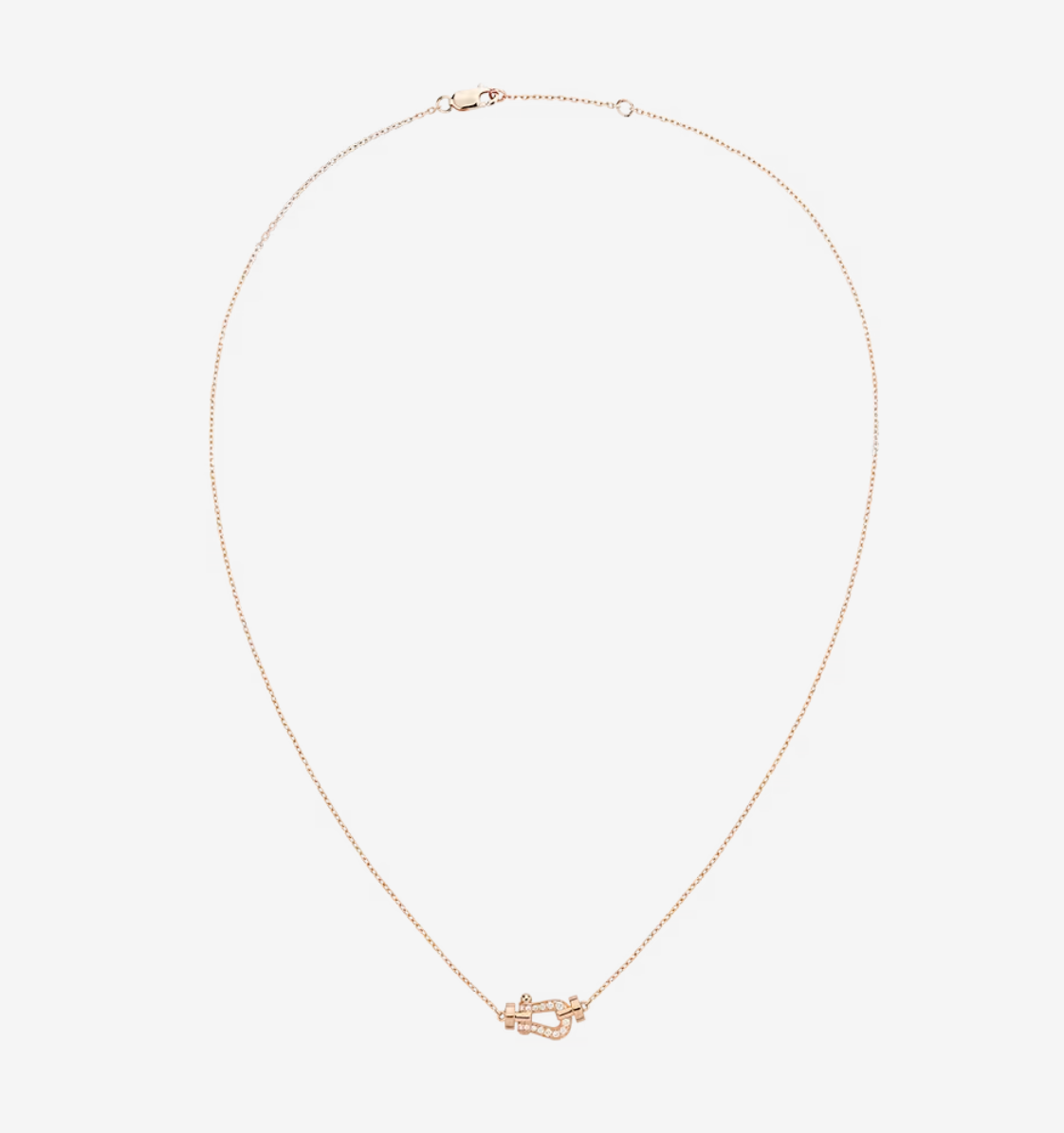 [Rose Jewelrys]FORCE 10 DIAMOND PINK GOLD NECKLACE MINI MODEL