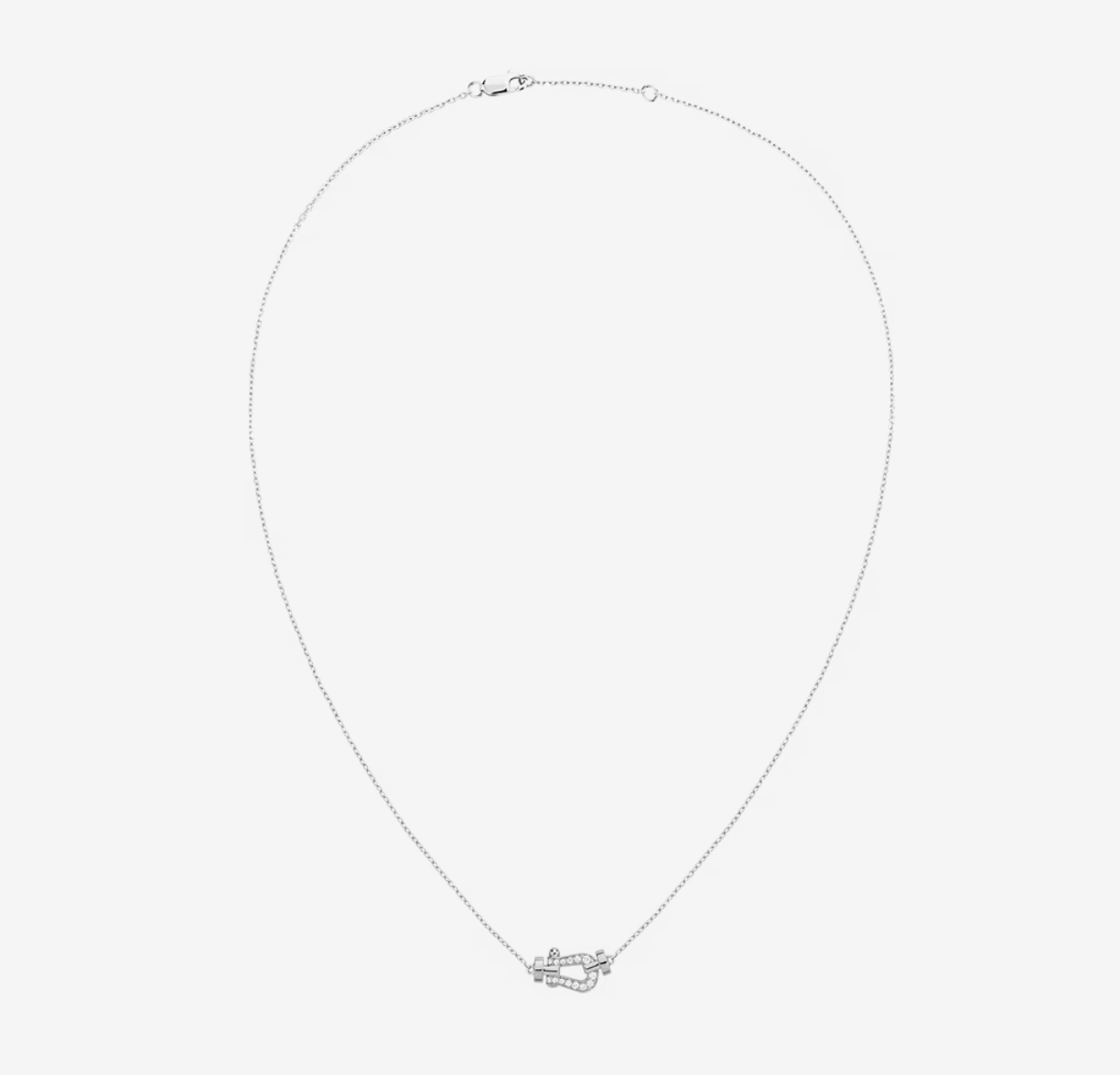 [Rose Jewelrys]FORCE 10 DIAMOND SILVER NECKLACE MINI MODEL