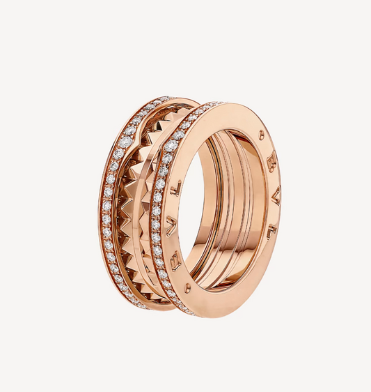 [Rose Jewelrys]ZERO 1 ROCK DIAMOND PINK GOLD
